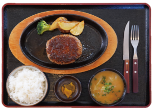 豚ハンバーグ定食